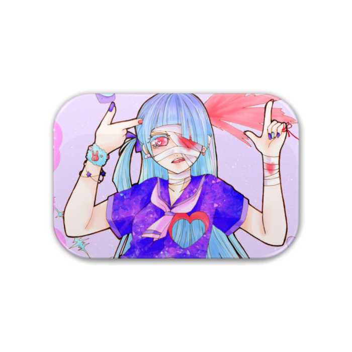 缶バッジ - 角丸 76x51mm