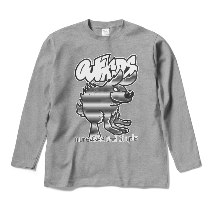 ロングスリーブTシャツ - M - 杢グレー