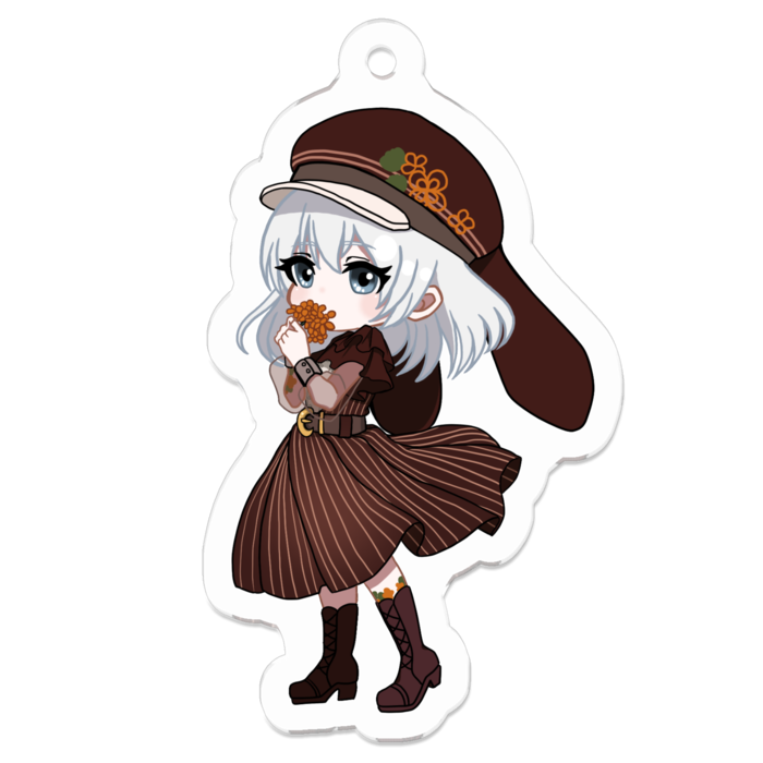 アクリルキーホルダー - 50 x 50 (mm)