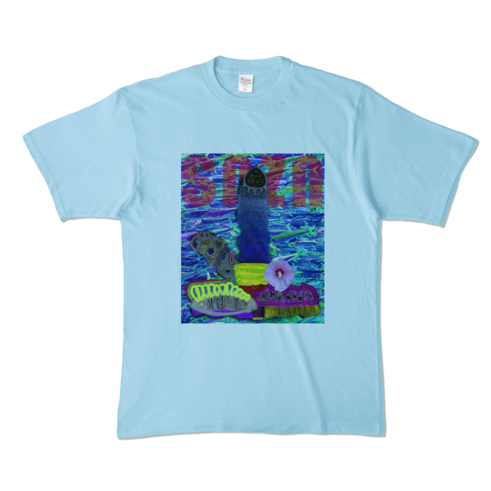 カラーTシャツ - XL - ライトブルー (淡色)