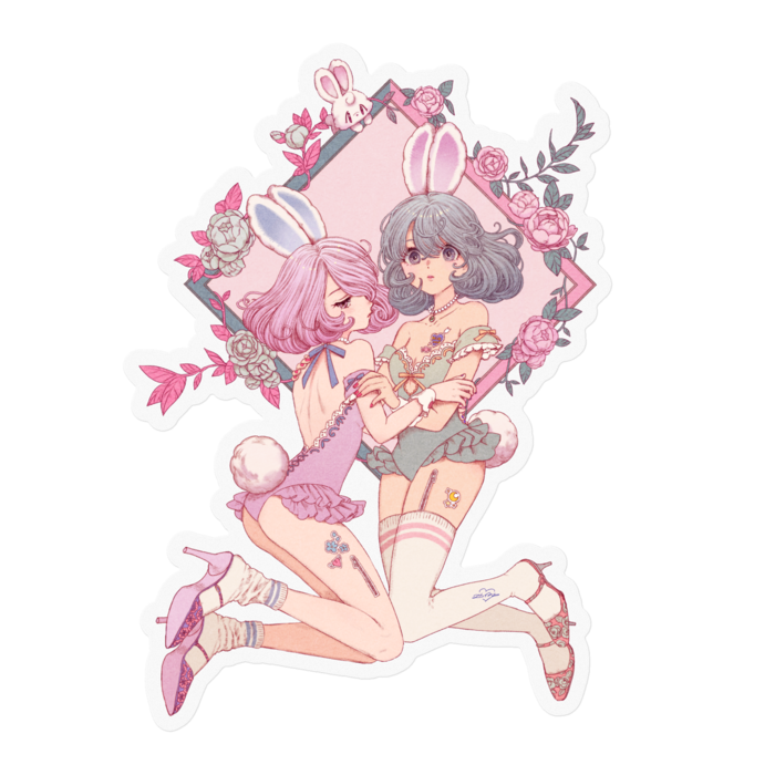 ステッカー - 100 x 100 (mm)