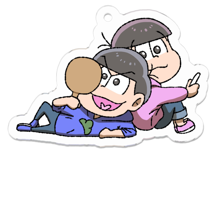 アクリルキーホルダー - 50 x 50 (mm)