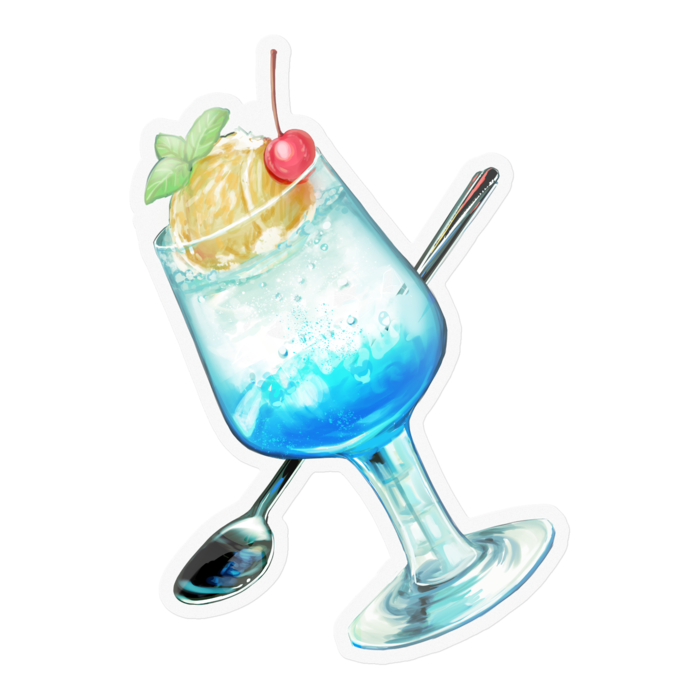 ステッカー - 100 x 100 (mm)