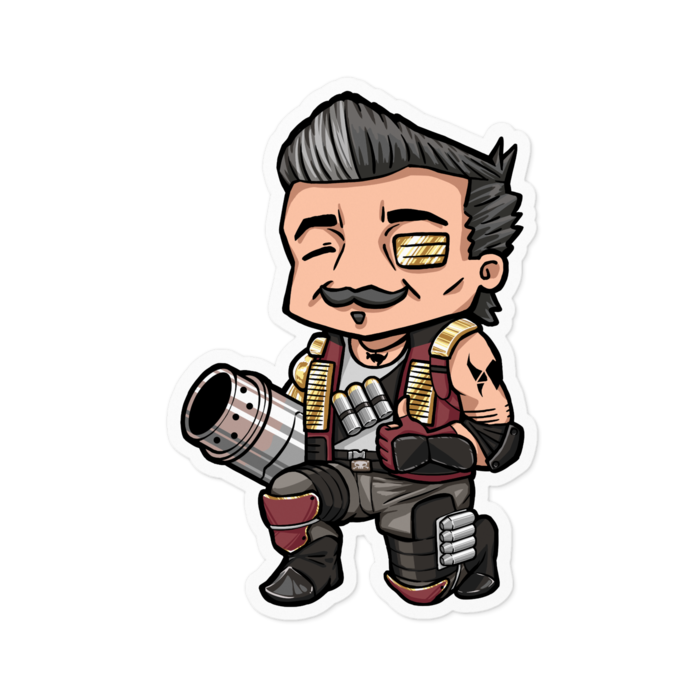 ステッカー - 100 x 100 (mm)