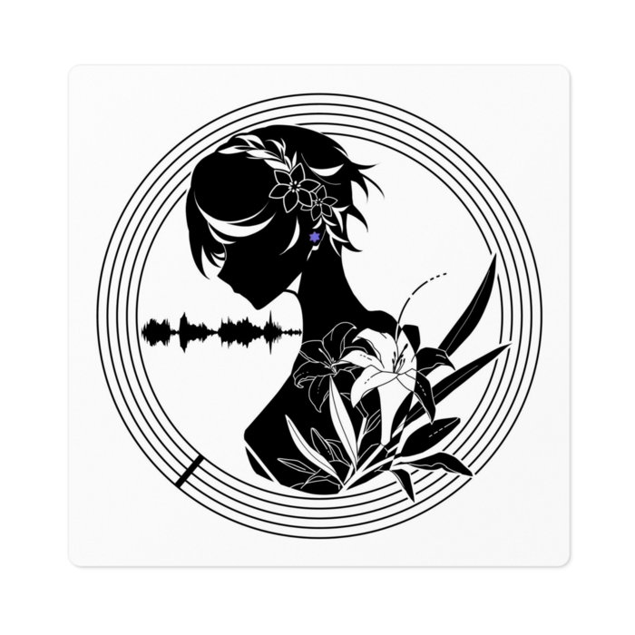 ステッカー - 100 x 100 (mm) white