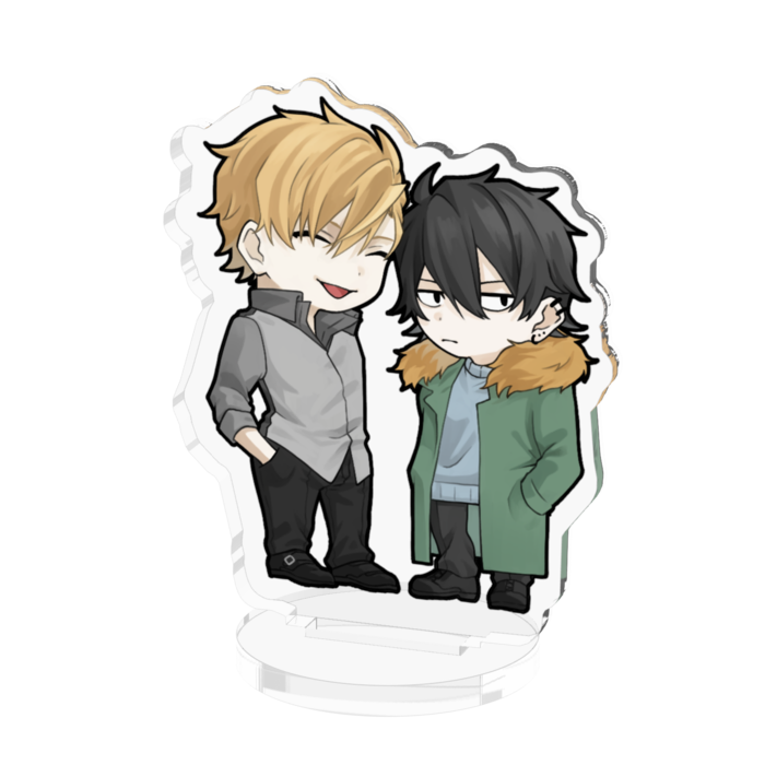 橘和臣＆天野匠　アクリルフィギュア - 50x50mm