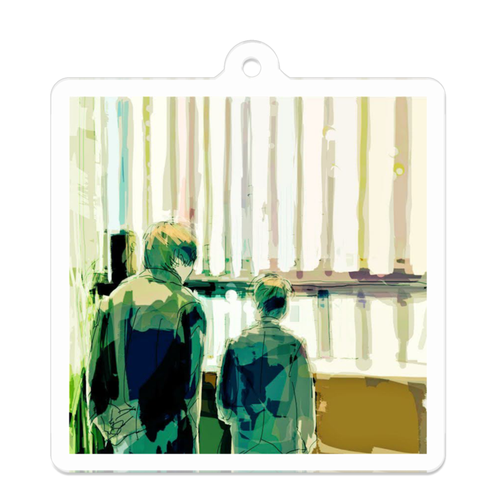 アクリルキーホルダー - 50 x 50 (mm)