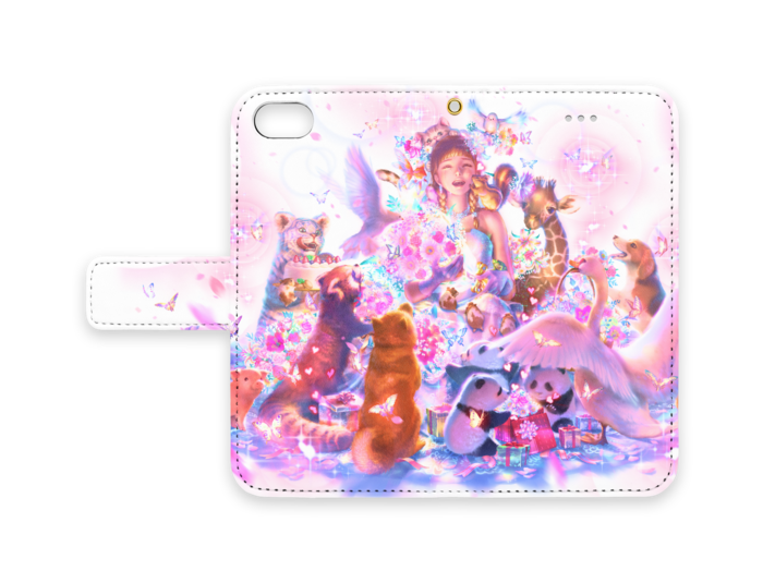 手帳型iPhoneケース - iPhone 8 / 7 - ストラップ穴 あり