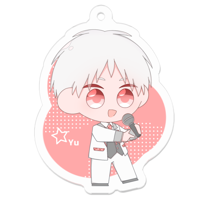 アクリルキーホルダー（コーティング） - 50 x 50 (mm)