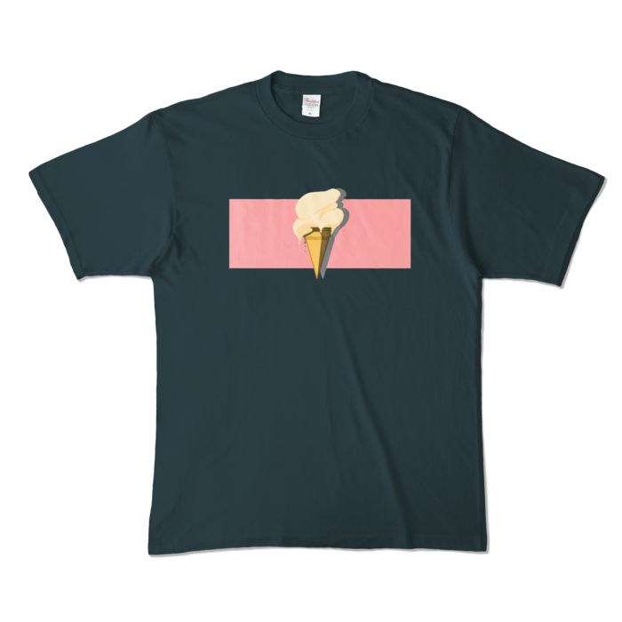 カラーTシャツ - XL - デニム (濃色)