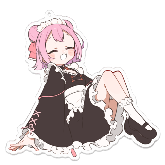 【にこにこ】アクリルキーホルダー - 100 x 100 (mm)