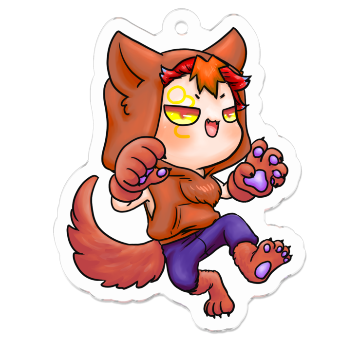 アクリルキーホルダー - 50 x 50 (mm)