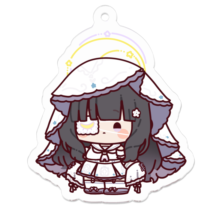 アクリルキーホルダー - 50 x 50 (mm)