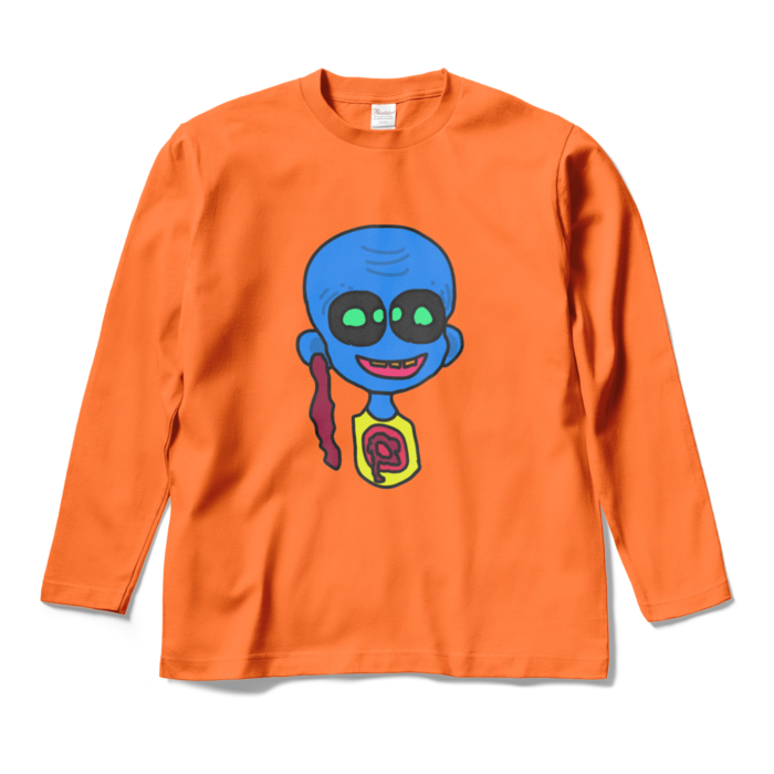 ロングスリーブTシャツ - M - オレンジ