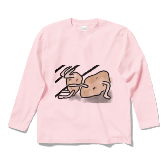 ロングスリーブTシャツ - S - ライトピンク
