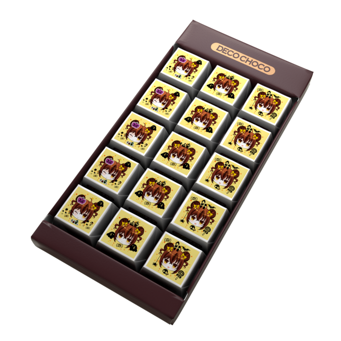 DECOチョコ - 列ごとにデザイン(15個入り)