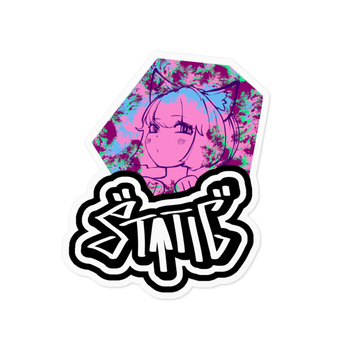 ステッカー - 100 x 100 (mm)ホワイト