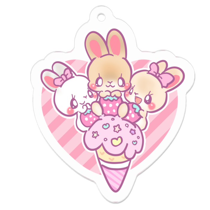 アクリルキーホルダー - 50 x 50 (mm)