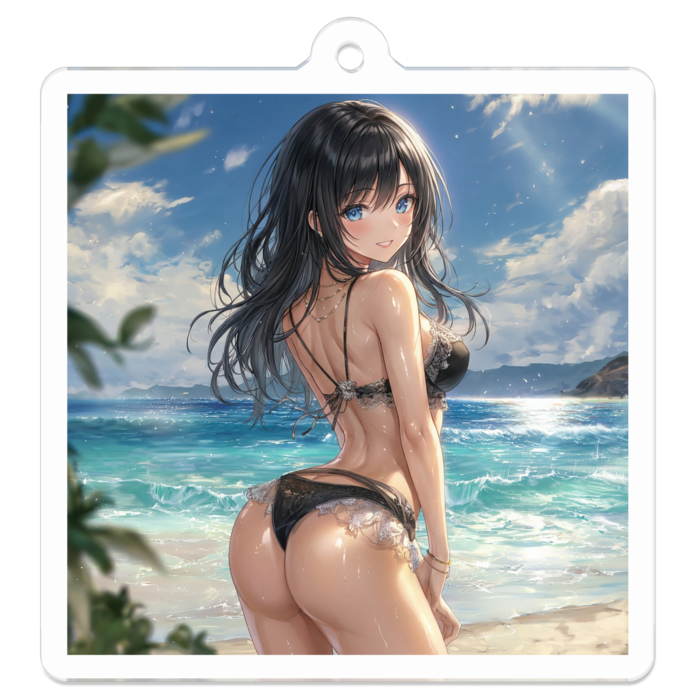 アクリルキーホルダー - 50 x 50 (mm)