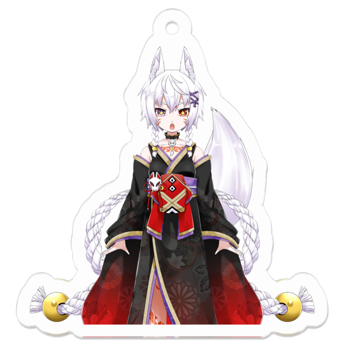 きらきらアクリルキーホルダー
