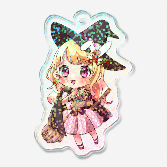 ホログラムアクリルキーホルダー - 50 × 50mm
