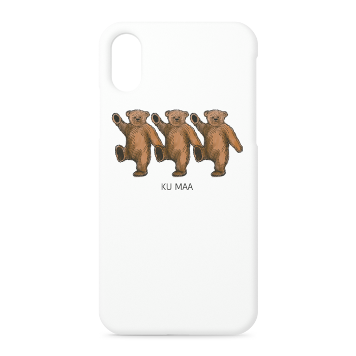 くまー2 - iPhone X - 正面印刷のみ