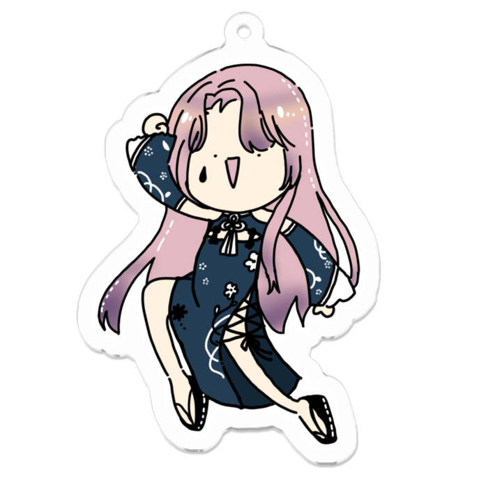 アクリルキーホルダー - 70 x 70 (mm)