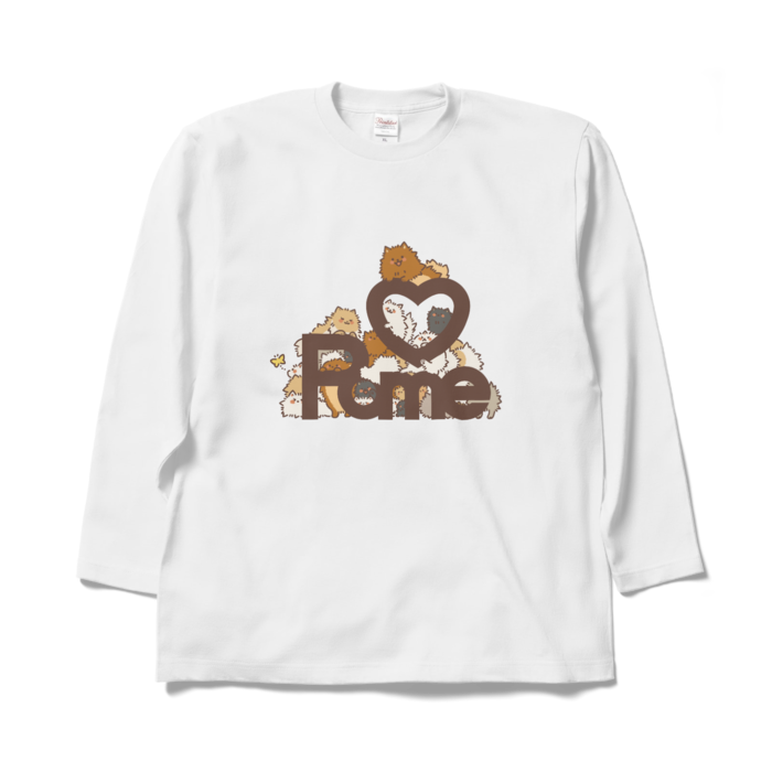 ロングスリーブTシャツ - XL - ホワイト（カラー）