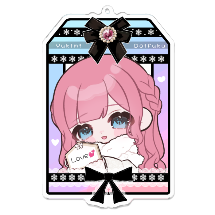 アクリルキーホルダー - 100 x 100 (mm)