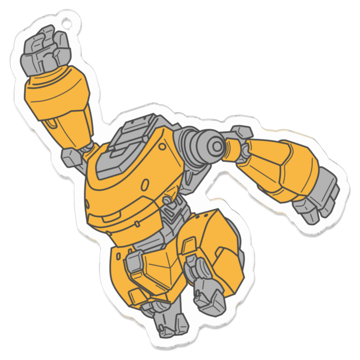 アクリルキーホルダー - 70 x 70 (mm)