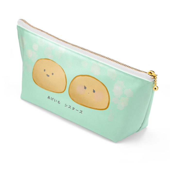 ポーチ - 長さ21.5cm / 高さ10cm - ホワイト(1)