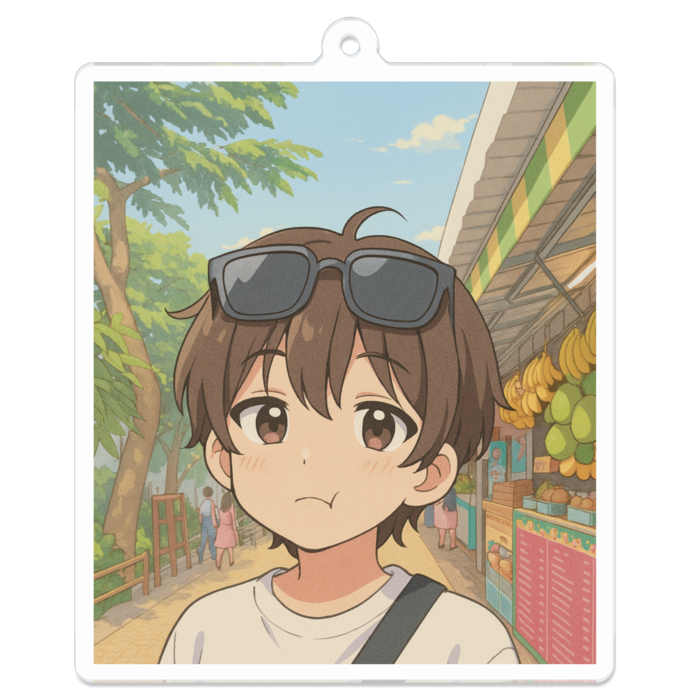 アクリルキーホルダー - 70 x 70 (mm)