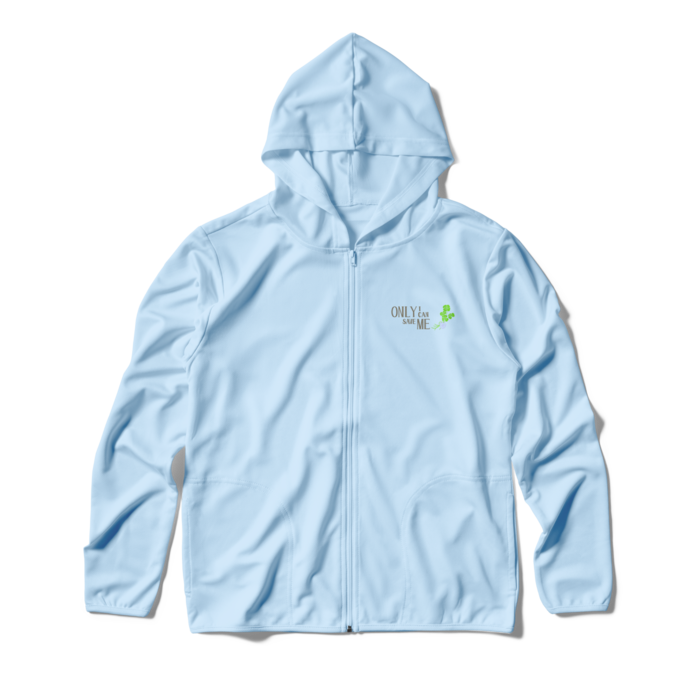 ジップパーカー - M - ライトブルー