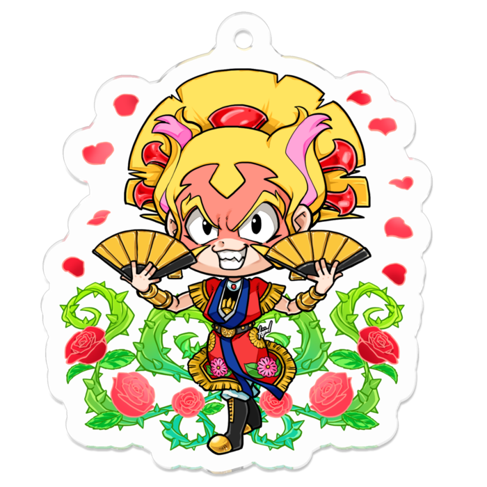 アクリルキーホルダー（コーティング） - 50 x 50 (mm)