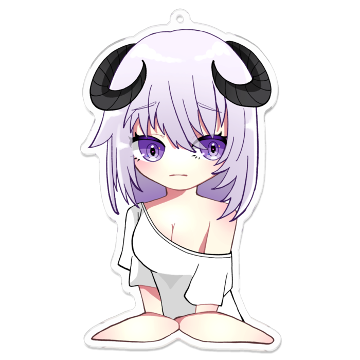 ぺたん座りVer.アクキー - 100 x 100 (mm)
