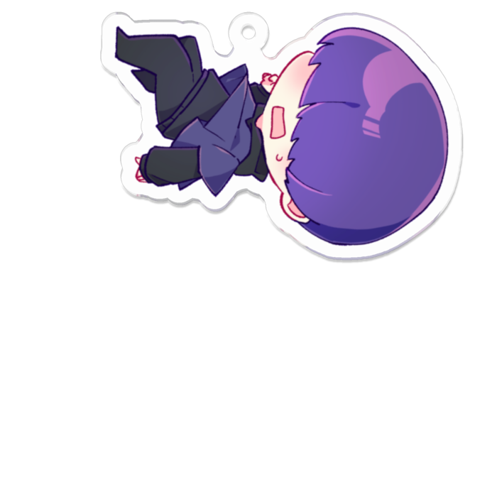 アクリルキーホルダー（コーティング） - 70 x 70 (mm)