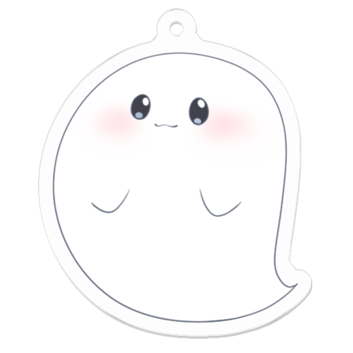 アクリルキーホルダー(Booちゃん) - 50 x 50 (mm)
