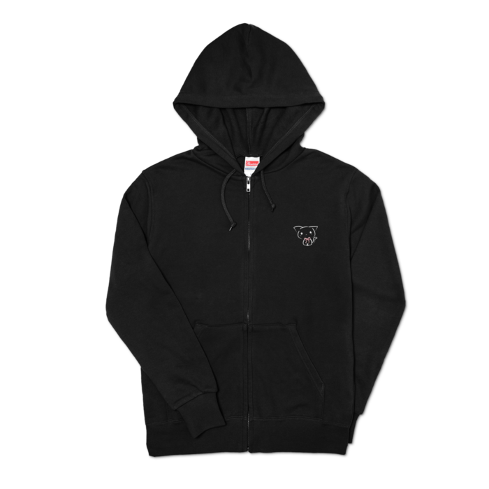 ジップパーカー - S - ブラック