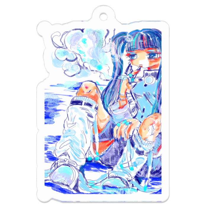 アクリルキーホルダー - 50 x 50 (mm)