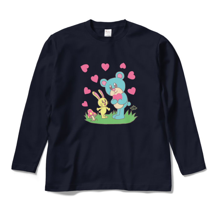 ロングスリーブTシャツ - M - ネイビー