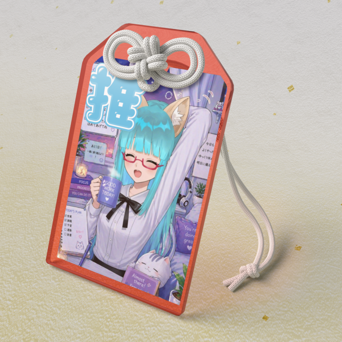 アクリルお守りI - 50 × 80mm