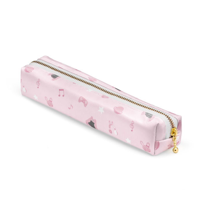 ペンケース - 20 x 4 x 4cm - ホワイト
