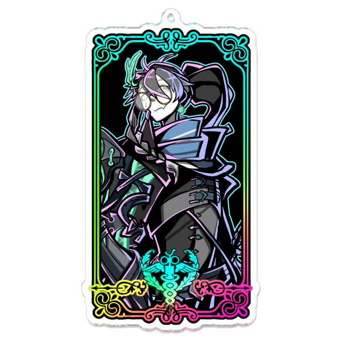 アクリルキーホルダー - 100 x 100 (mm)