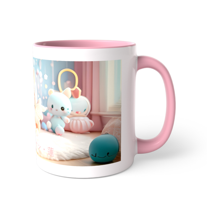 ツートンカラーマグカップ - 直径 8.2cm / 高さ 9.5cm