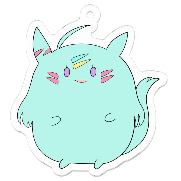 アクリルキーホルダー - 50 x 50 (mm)