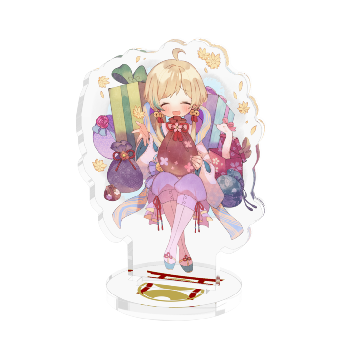 笑顔アクリルフィギュア