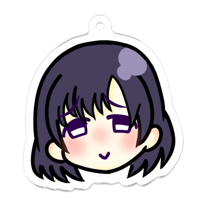 アクリルキーホルダー - 50 x 50 (mm)