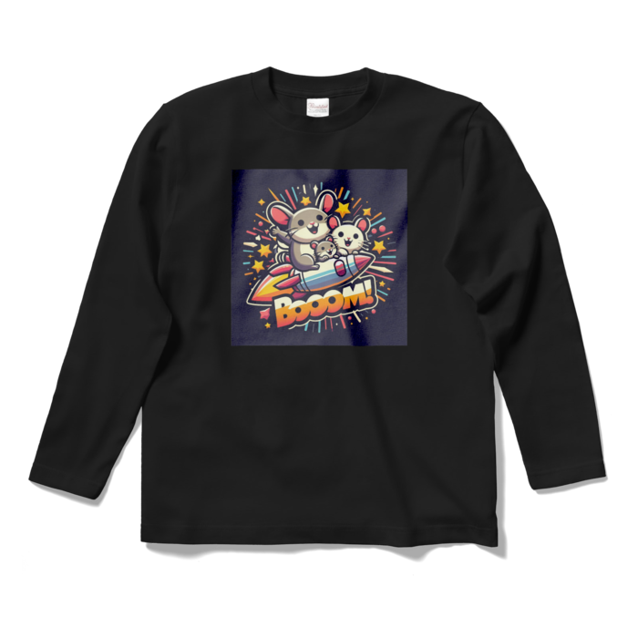 ロングスリーブTシャツ - S - ブラック