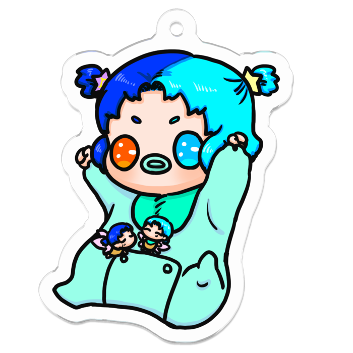 アクリルキーホルダー - W50 × 50mm 以内