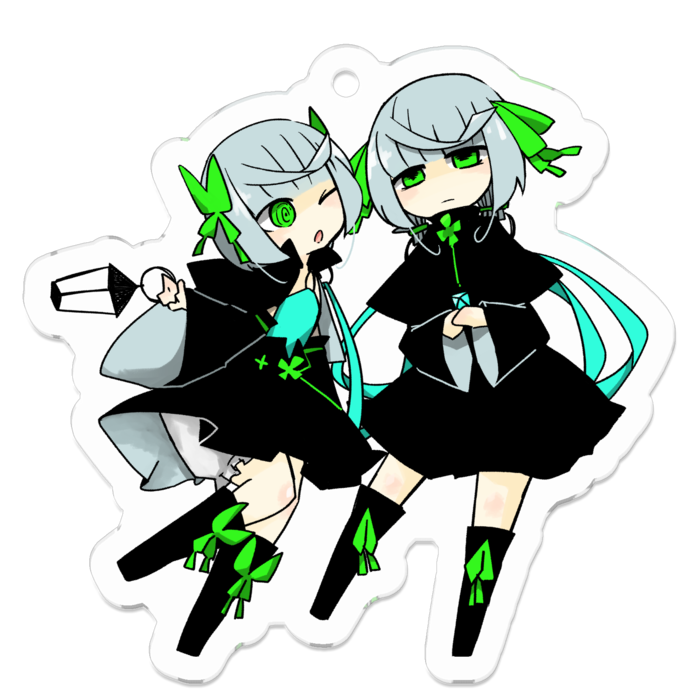 アクリルキーホルダー - 50 x 50 (mm)